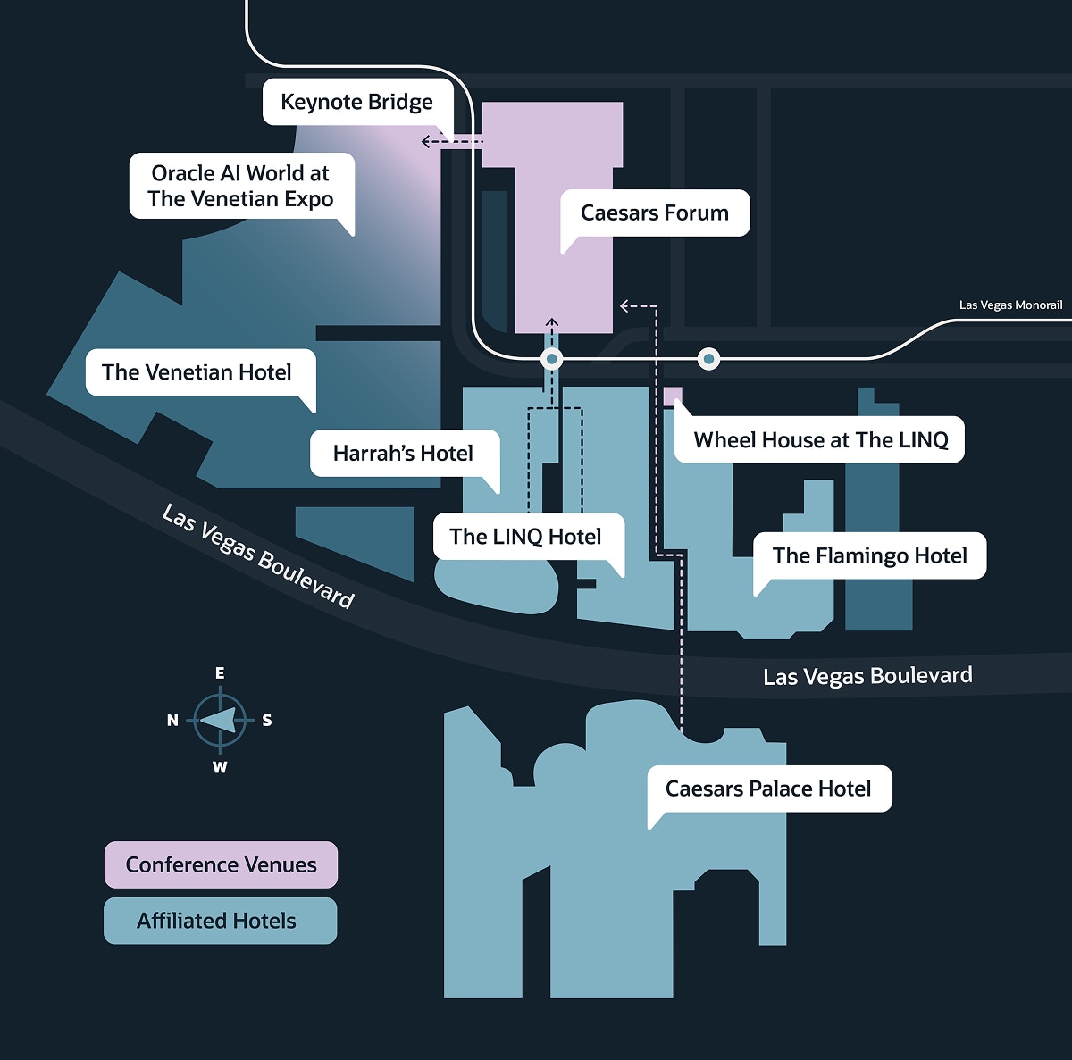 SuiteWorld Venue Map